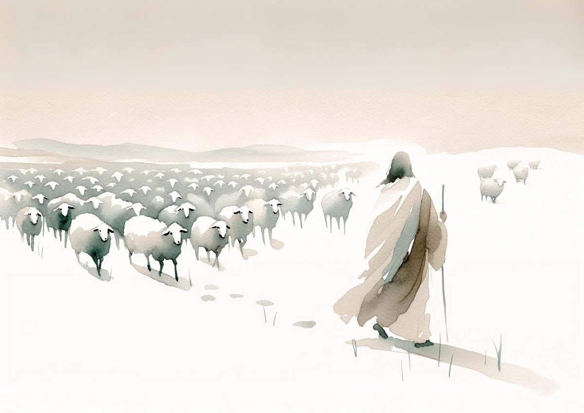 Lost Sheep | Scripture Wall Art Print | Christian Home Decor ...